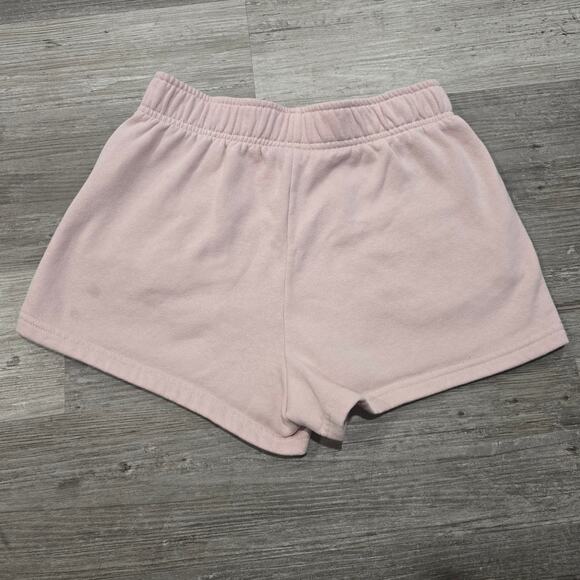 The North Face Pink Core Elastic Waist Workout Comfort Shorts w. Pockets - Picture 2 of 8